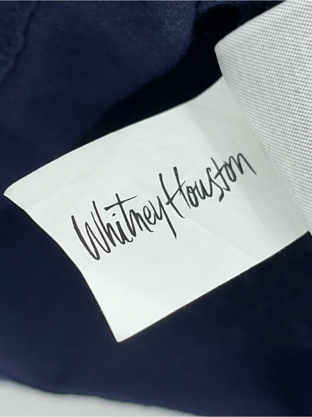 GAP teen Whitney Houston Tshirt tee 0744 long sleeve navy blue graphic girl kids